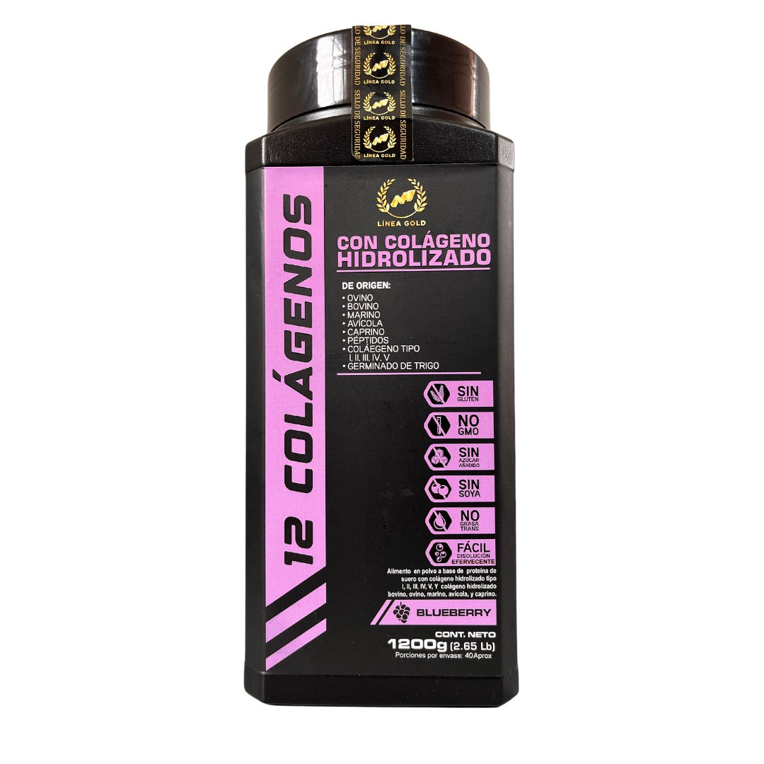12 COLÁGENOS HIDROLIZADOS LÍNEA PREMIUM X1200 GR