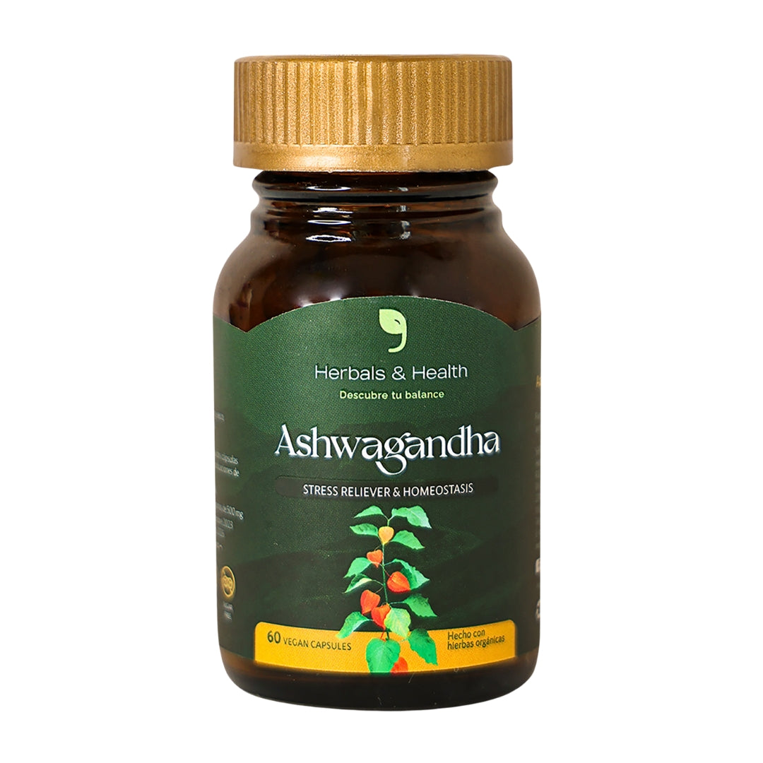 ASHWAGANDHA HERBALS & HEALTH X60 CÁPSULAS