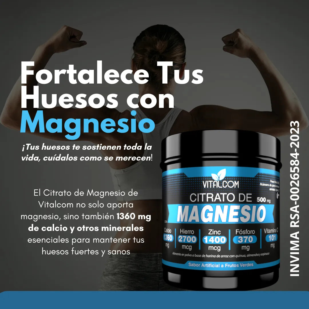 CITRATO DE MAGNESIO EN POLVO X500 GR