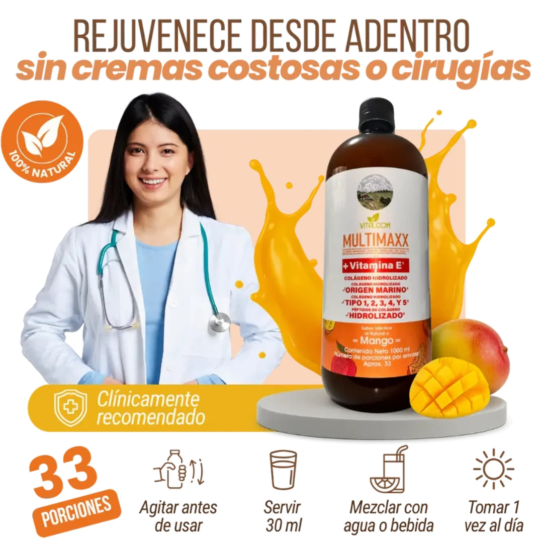 MULTIMAXX MANGO BEBIDA NATURAL X1000 ML