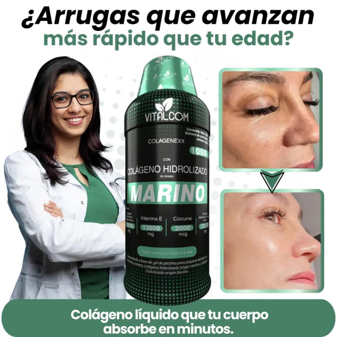 COLAGENEXX COLÁGENO MARINO LÍQUIDO X1000 ML