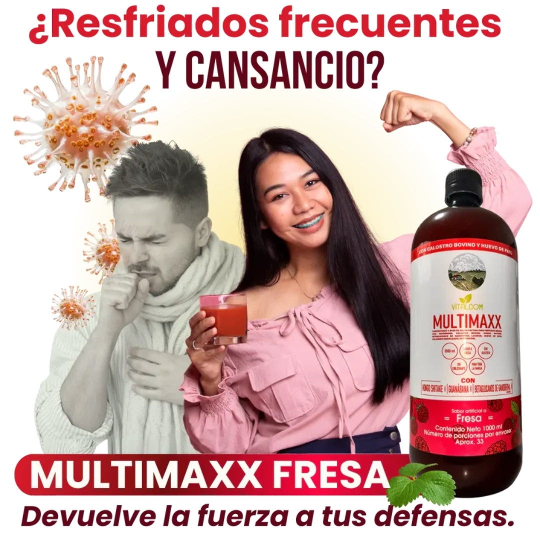MULTIMAXX FRESA BEBIDA NATURAL X1000 ML