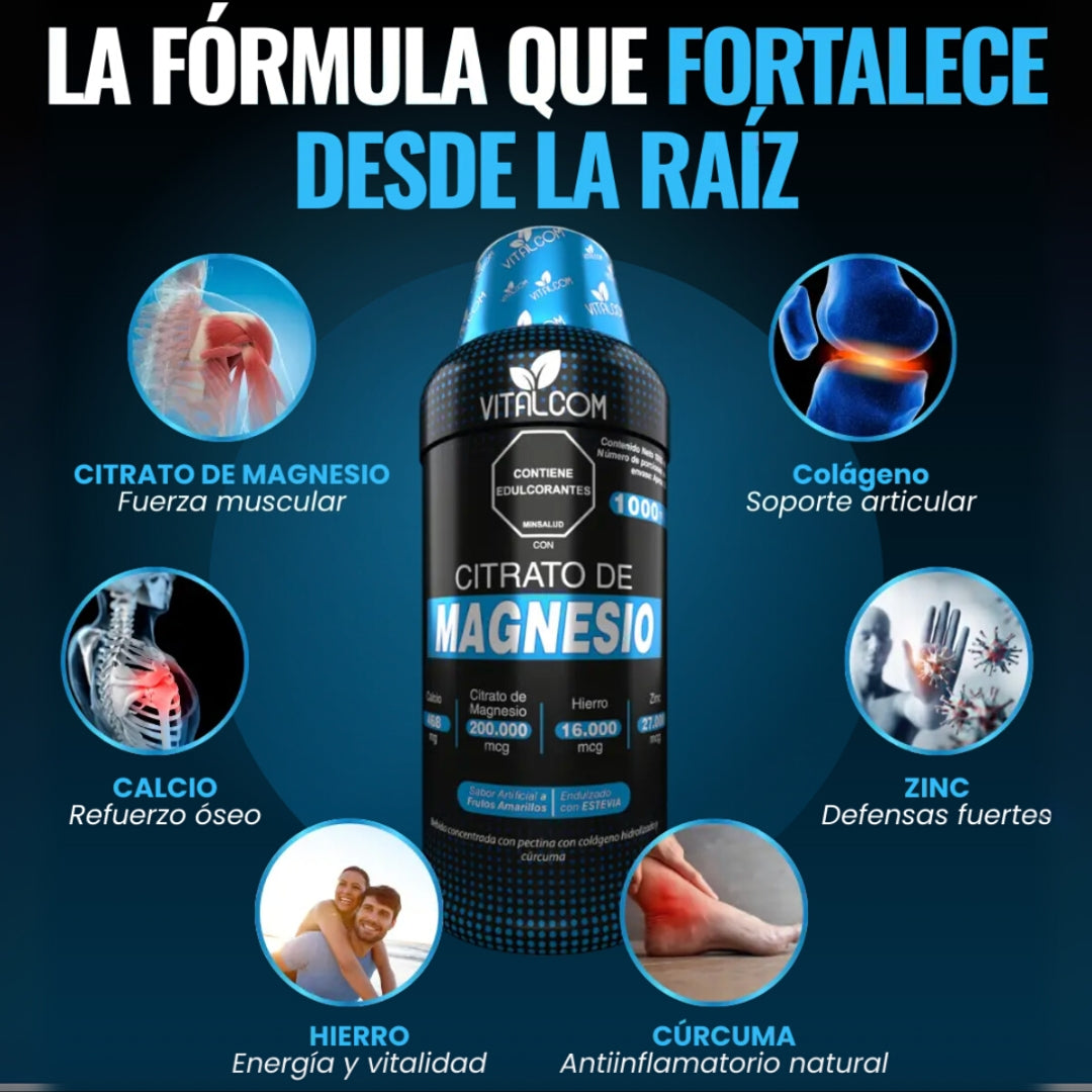 CITRATO DE MAGNESIO BEBIDA NATURAL X1000 ML