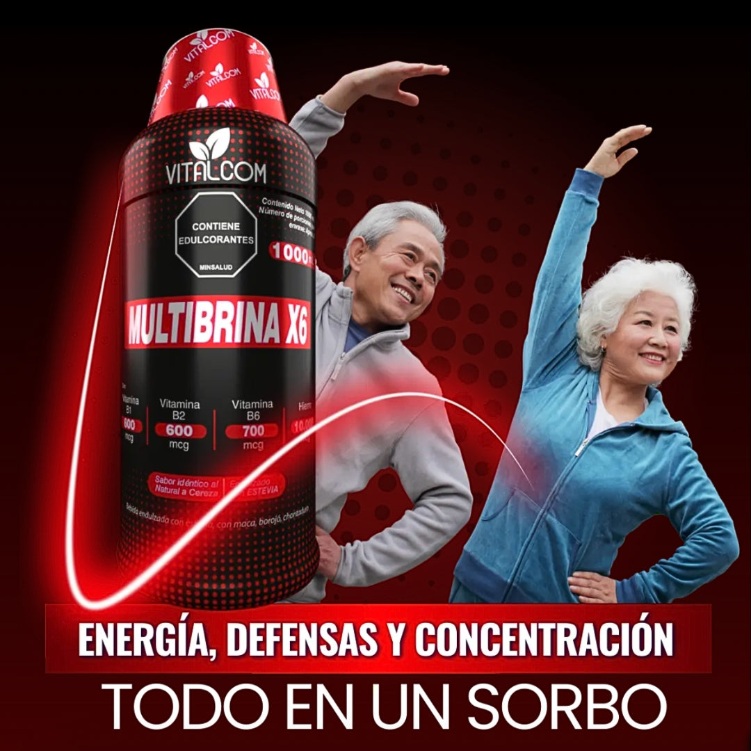 MULTIBRINA X6 BEBIDA NATURAL X1000 ML
