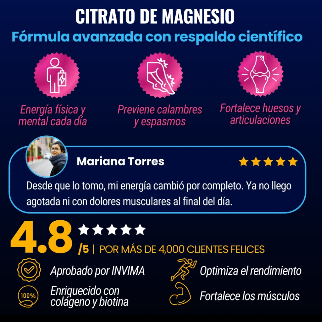 CITRATO DE MAGNESIO X60 CÁPSULAS