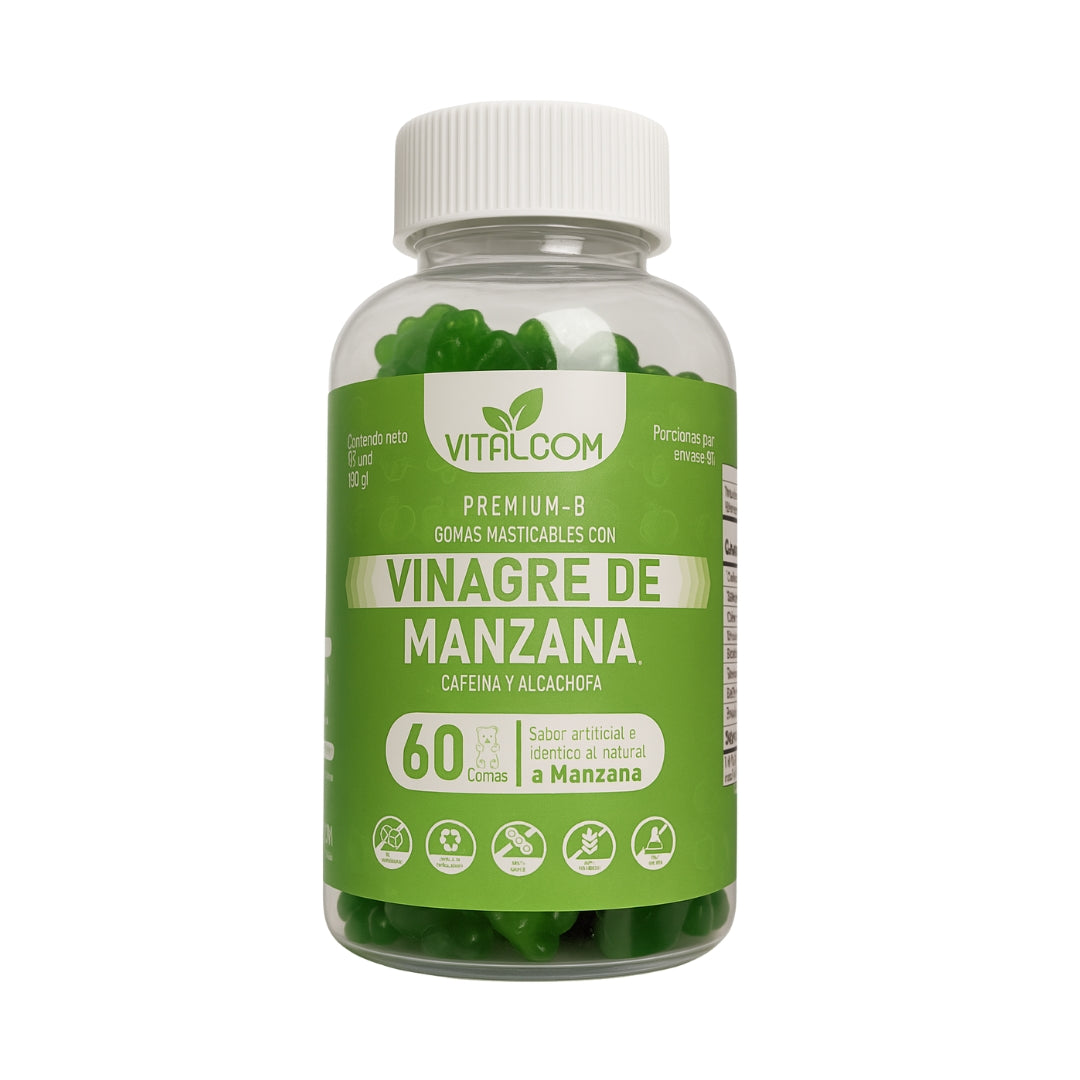 GUMMIS DE VINAGRE DE MANZANA X60 GOMAS