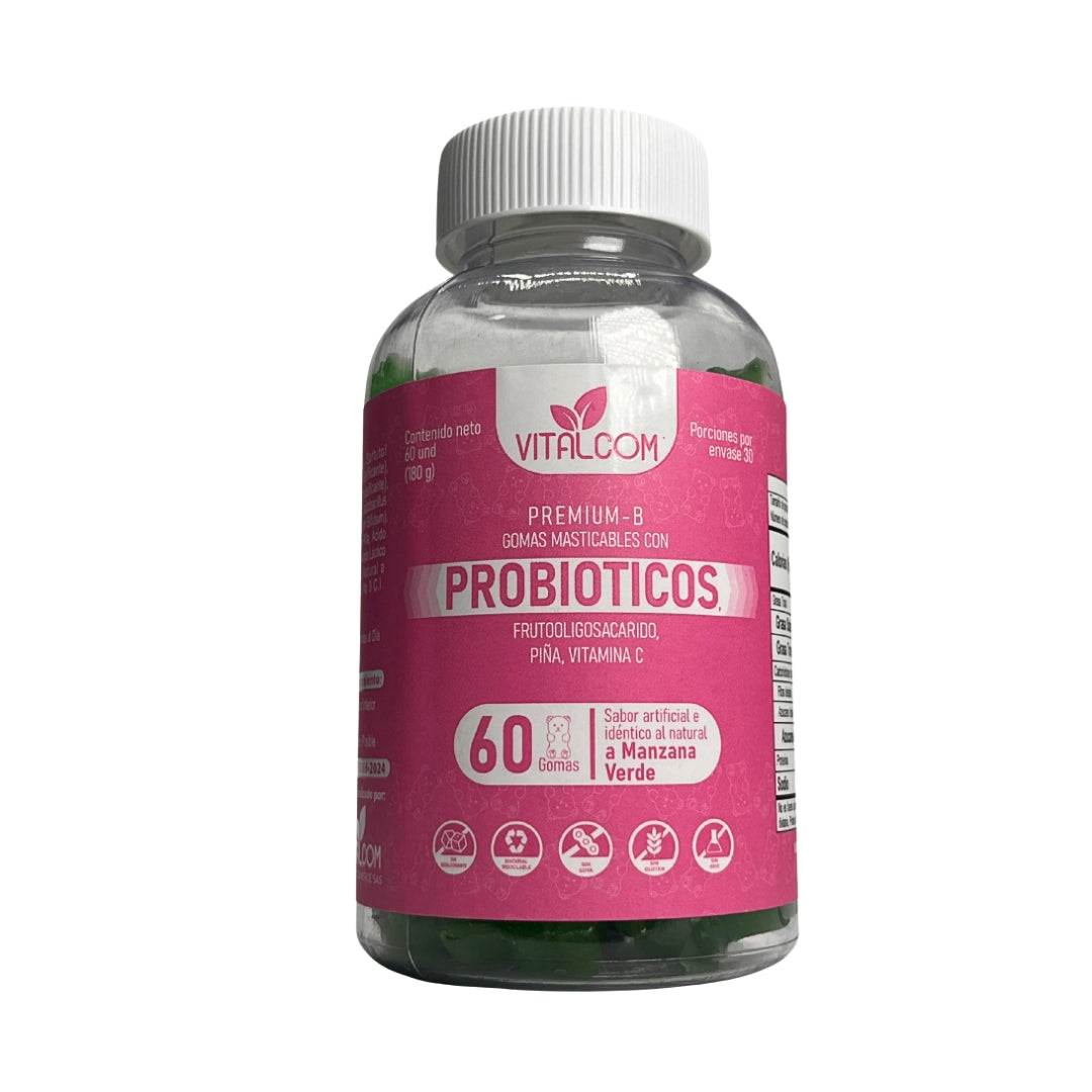 GUMMIS DE PROBIÓTICOS PREMIUM-B X60 GOMAS