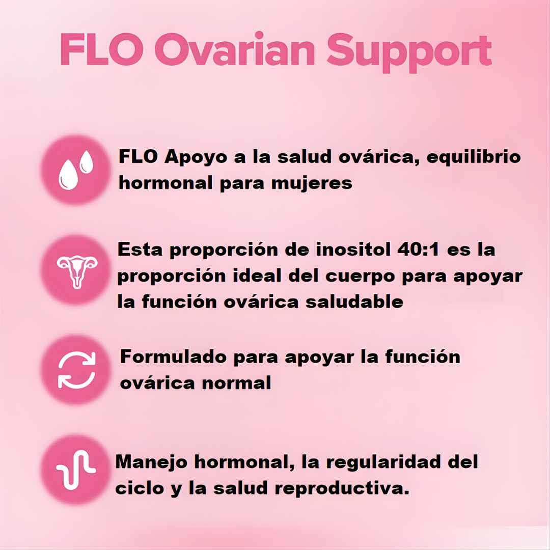 FLO: APOYO A LA SALUD OVÁRICA, EQUILIBRIO HORMONAL X90 CÁPSULAS