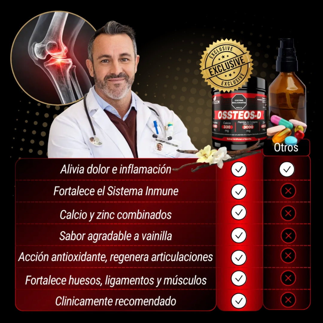 OSTEOS-D EN POLVO SABOR VAINILLA X500 GR