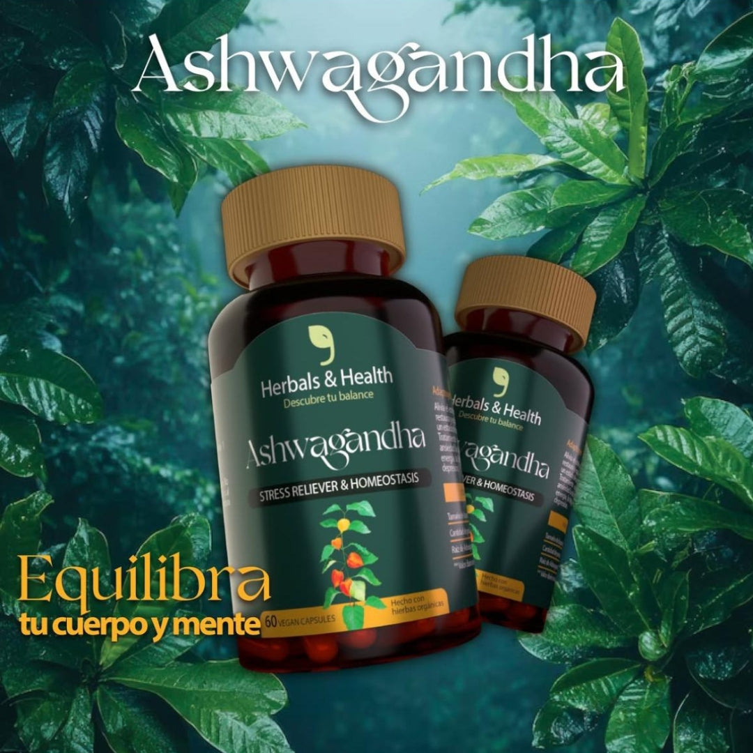 ASHWAGANDHA HERBALS & HEALTH X60 CÁPSULAS