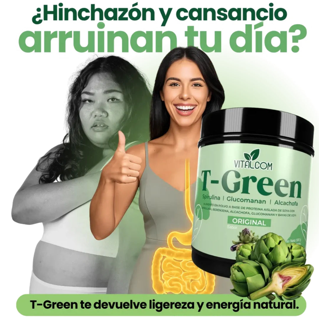 T-GREEN ENERGÍA Y DIGESTIÓN NATURAL EN POLVO X500 GR