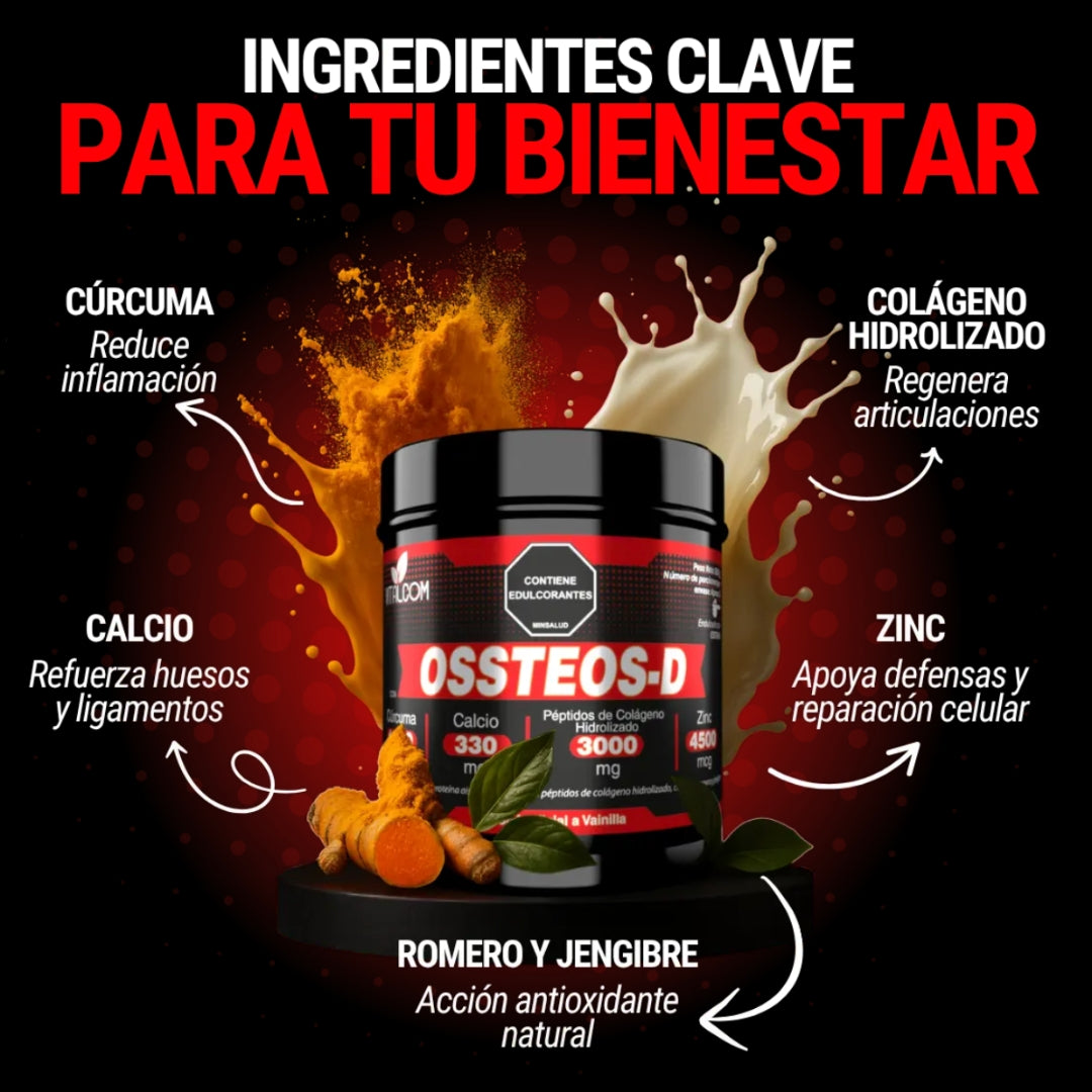 OSTEOS-D EN POLVO SABOR VAINILLA X500 GR
