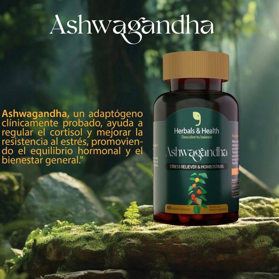 ASHWAGANDHA HERBALS & HEALTH X60 CÁPSULAS