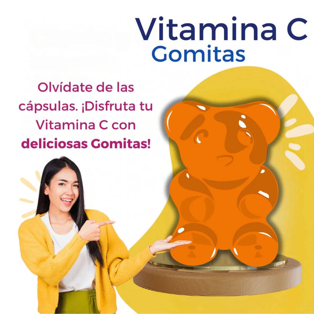 GUMMIES CON VITAMINA C Y ZINC X60 GOMAS