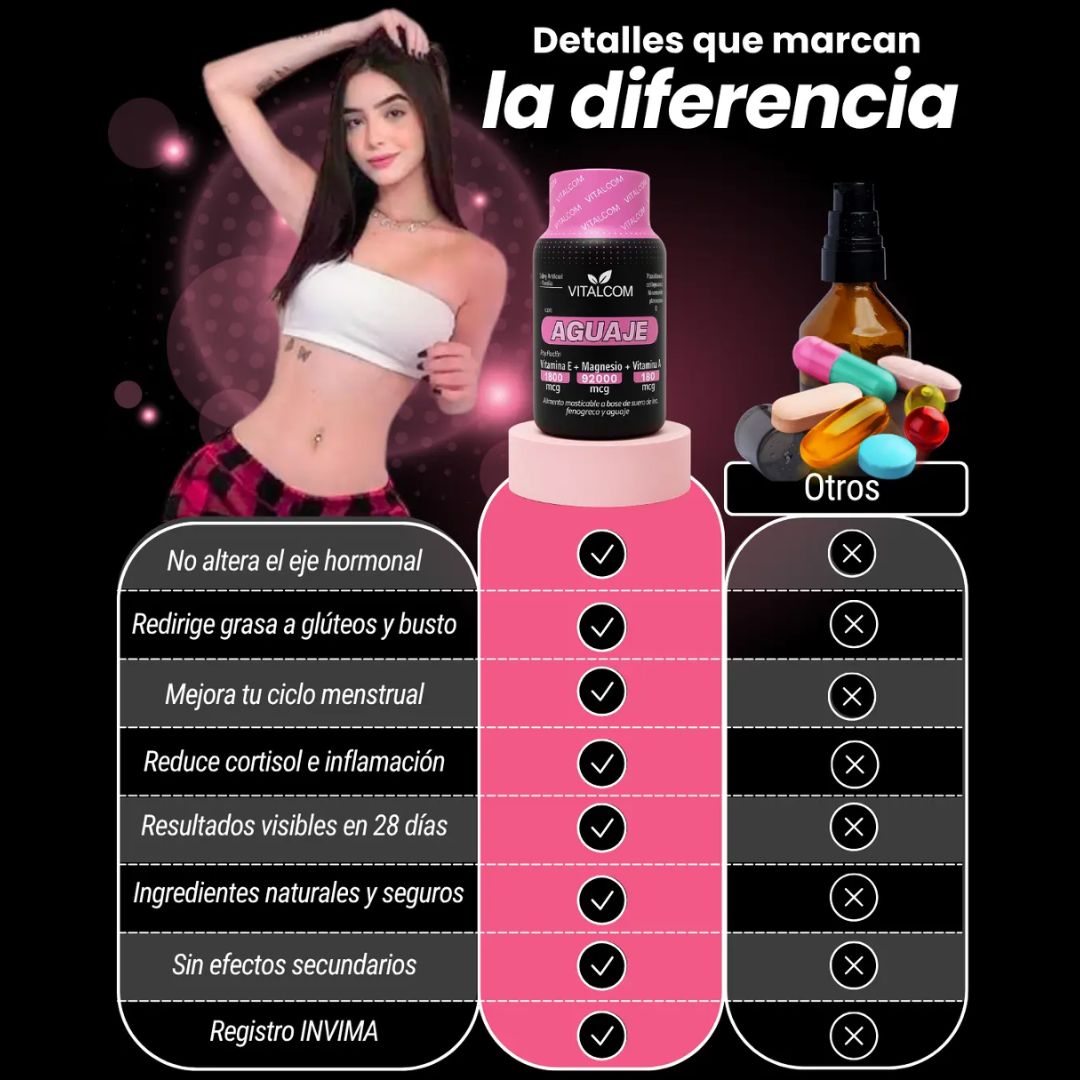 AGUAJE REGULADOR HORMONAL X60 CÁPSULAS