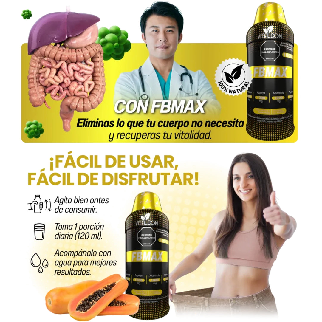 FBMAX BEBIDA NATURAL X1000 ML