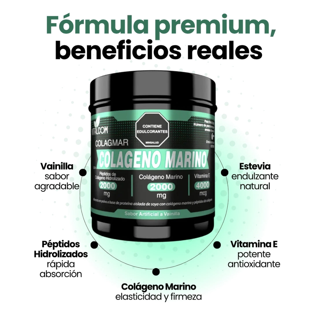 COLAGMAR COLÁGENO MARINO EN POLVO X500 GR