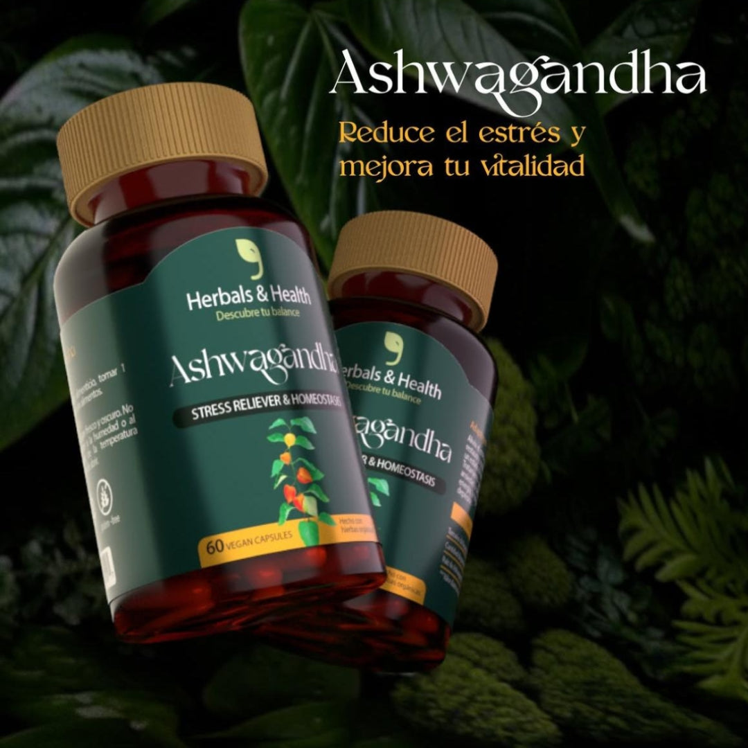 ASHWAGANDHA HERBALS & HEALTH X60 CÁPSULAS