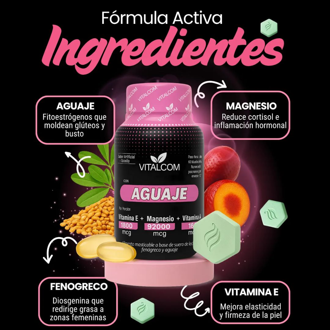 AGUAJE REGULADOR HORMONAL X60 CÁPSULAS