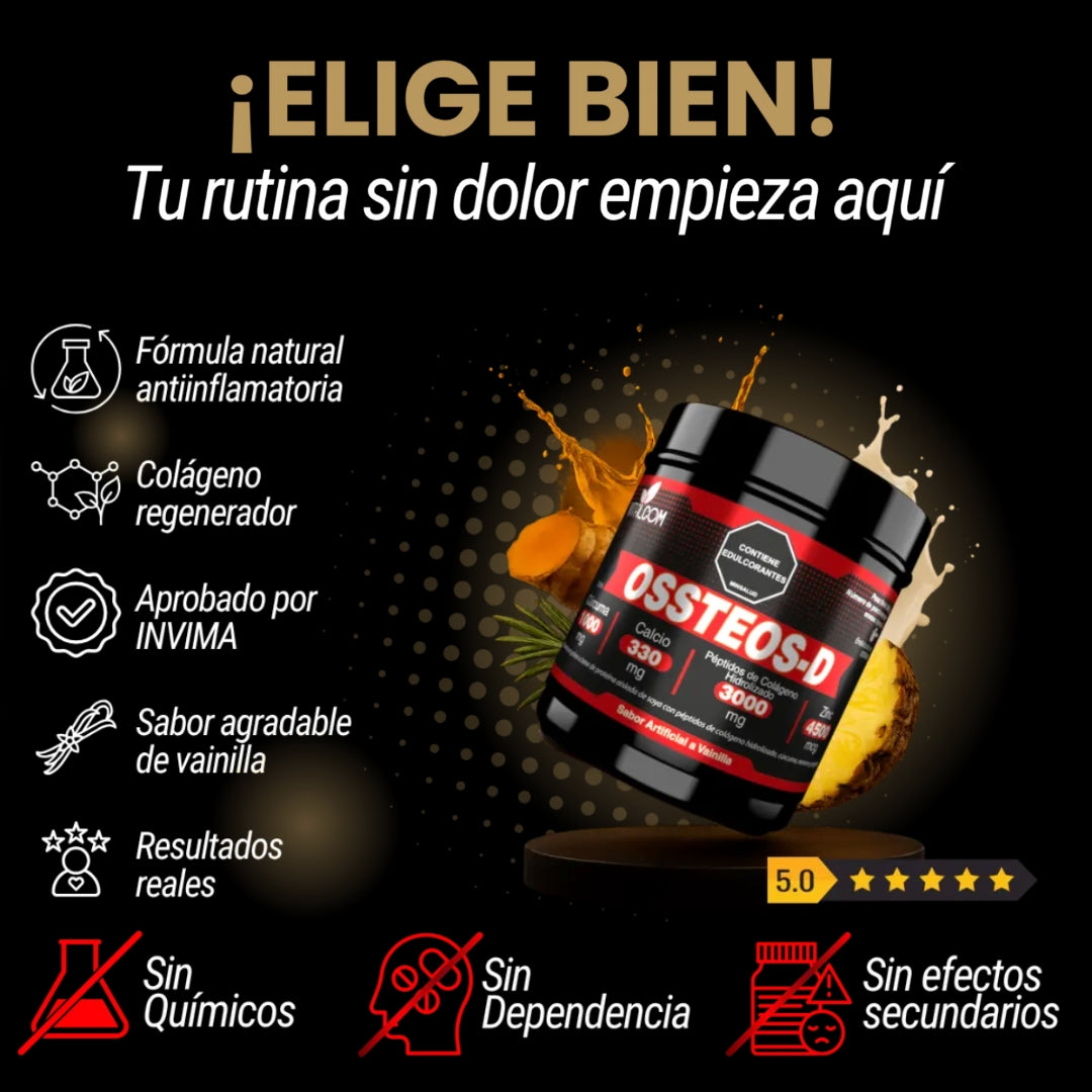 OSTEOS-D EN POLVO SABOR VAINILLA X500 GR