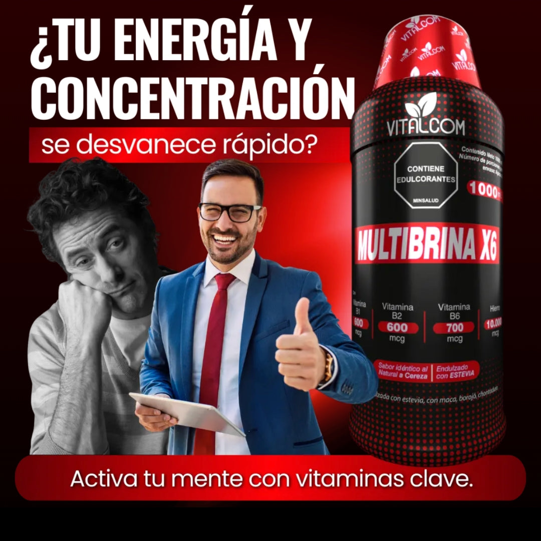 MULTIBRINA X6 BEBIDA NATURAL X1000 ML