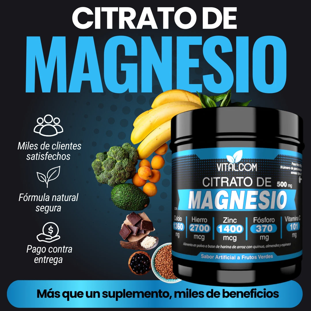 CITRATO DE MAGNESIO EN POLVO X500 GR