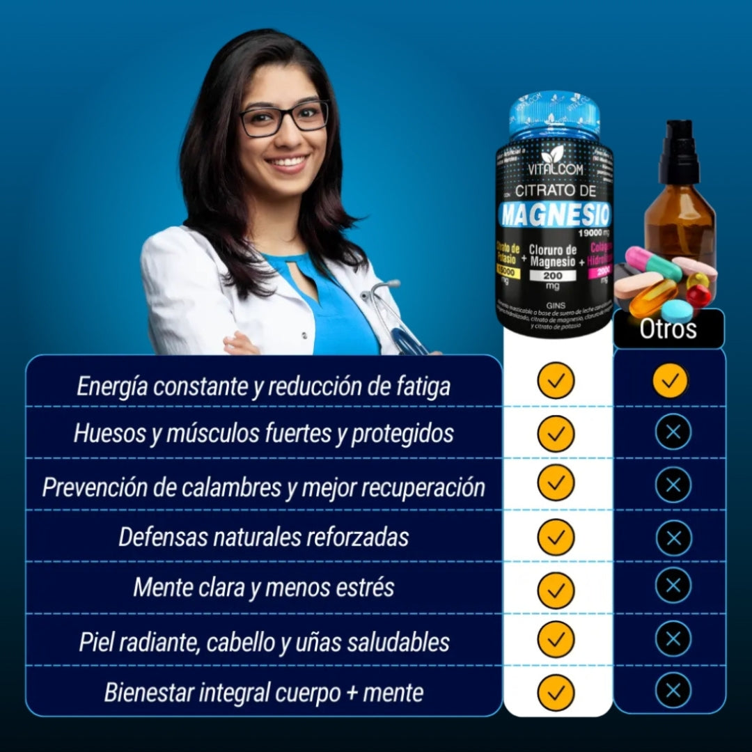 CITRATO DE MAGNESIO X60 CÁPSULAS