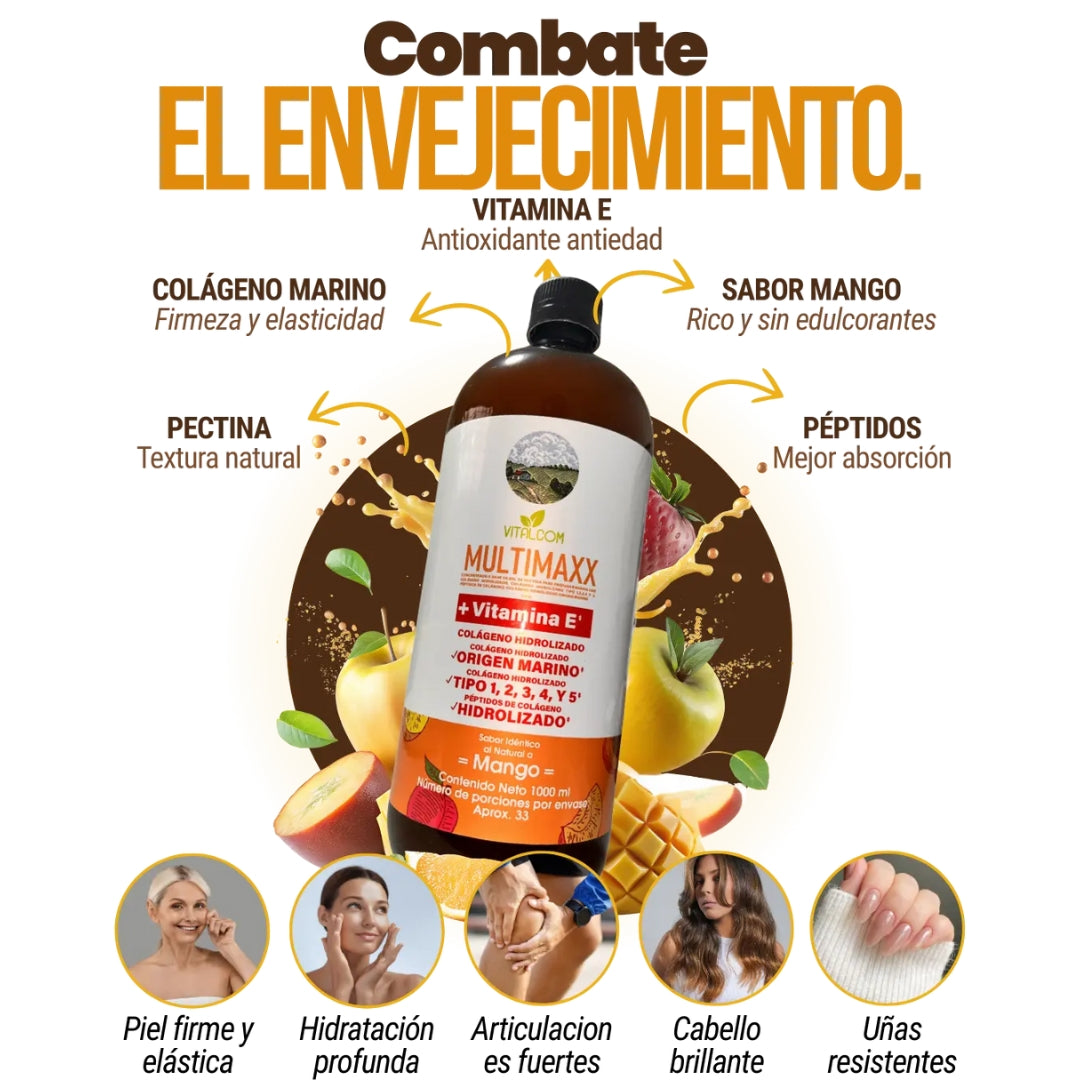 MULTIMAXX MANGO BEBIDA NATURAL X1000 ML