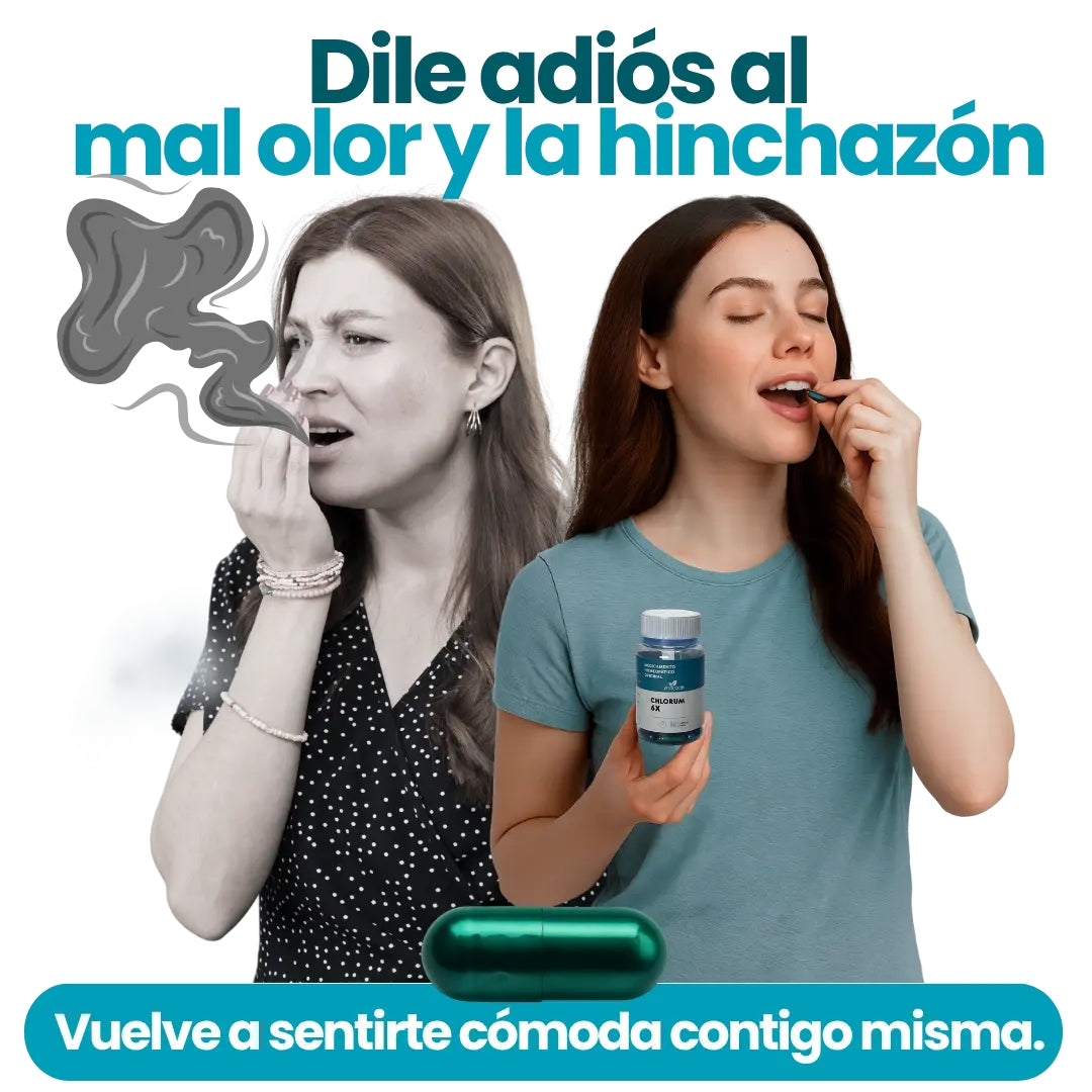 CHLORUM 6X DESODORANTE INTERNO X30 CÁPSULAS