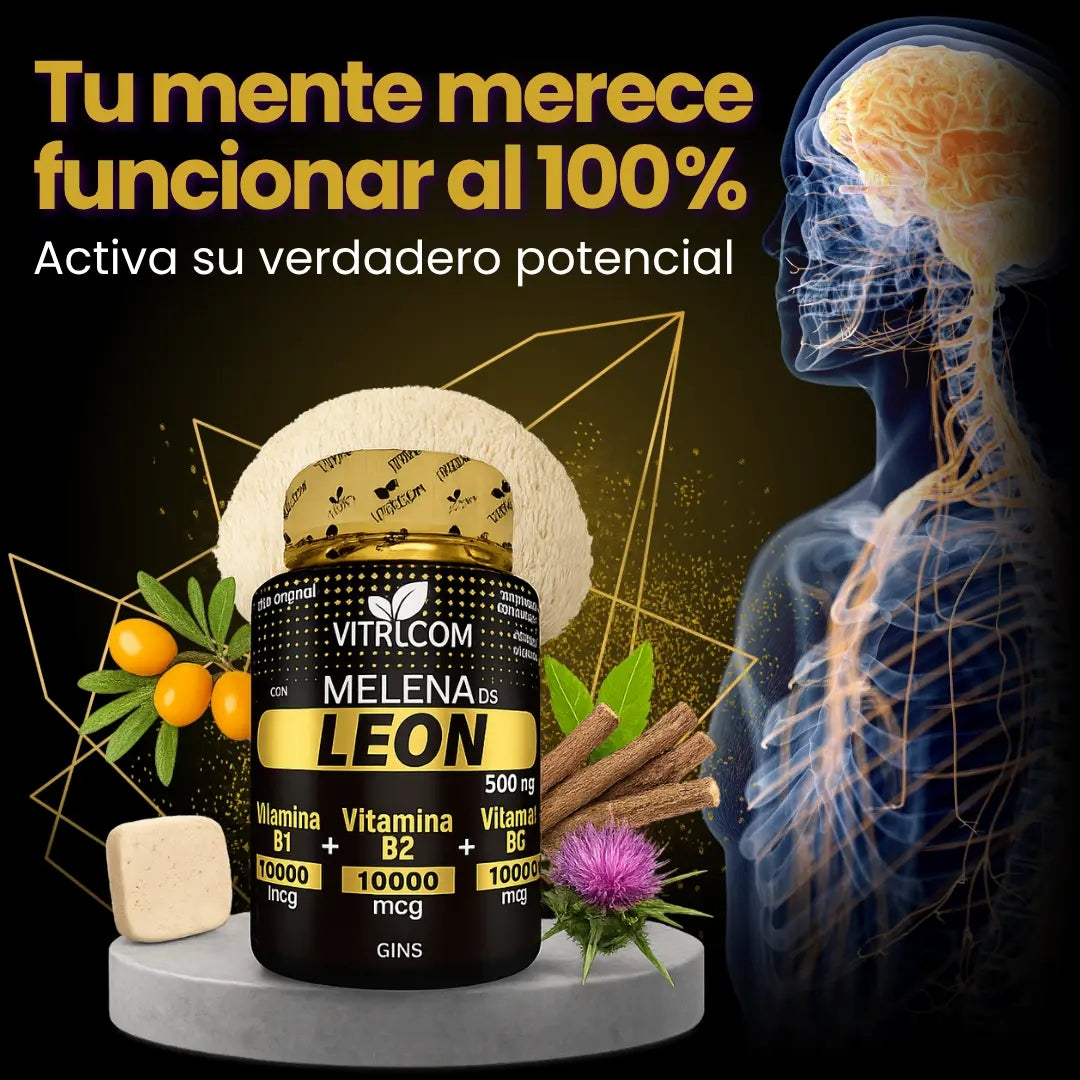 GINS CON MELENA DE LEÓN X60 CÁPSULAS