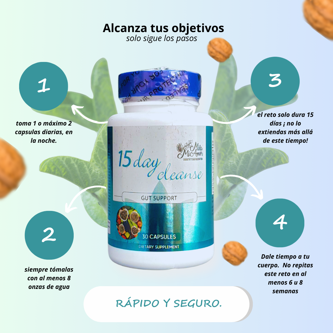 15 DAY CLEANSE PREMIUM X30 CÁPSULAS