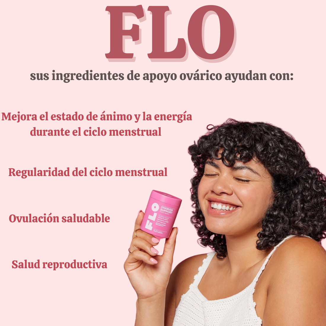 FLO: APOYO A LA SALUD OVÁRICA, EQUILIBRIO HORMONAL X90 CÁPSULAS
