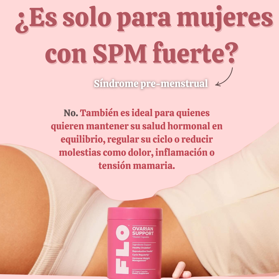 FLO: APOYO A LA SALUD OVÁRICA, EQUILIBRIO HORMONAL X90 CÁPSULAS