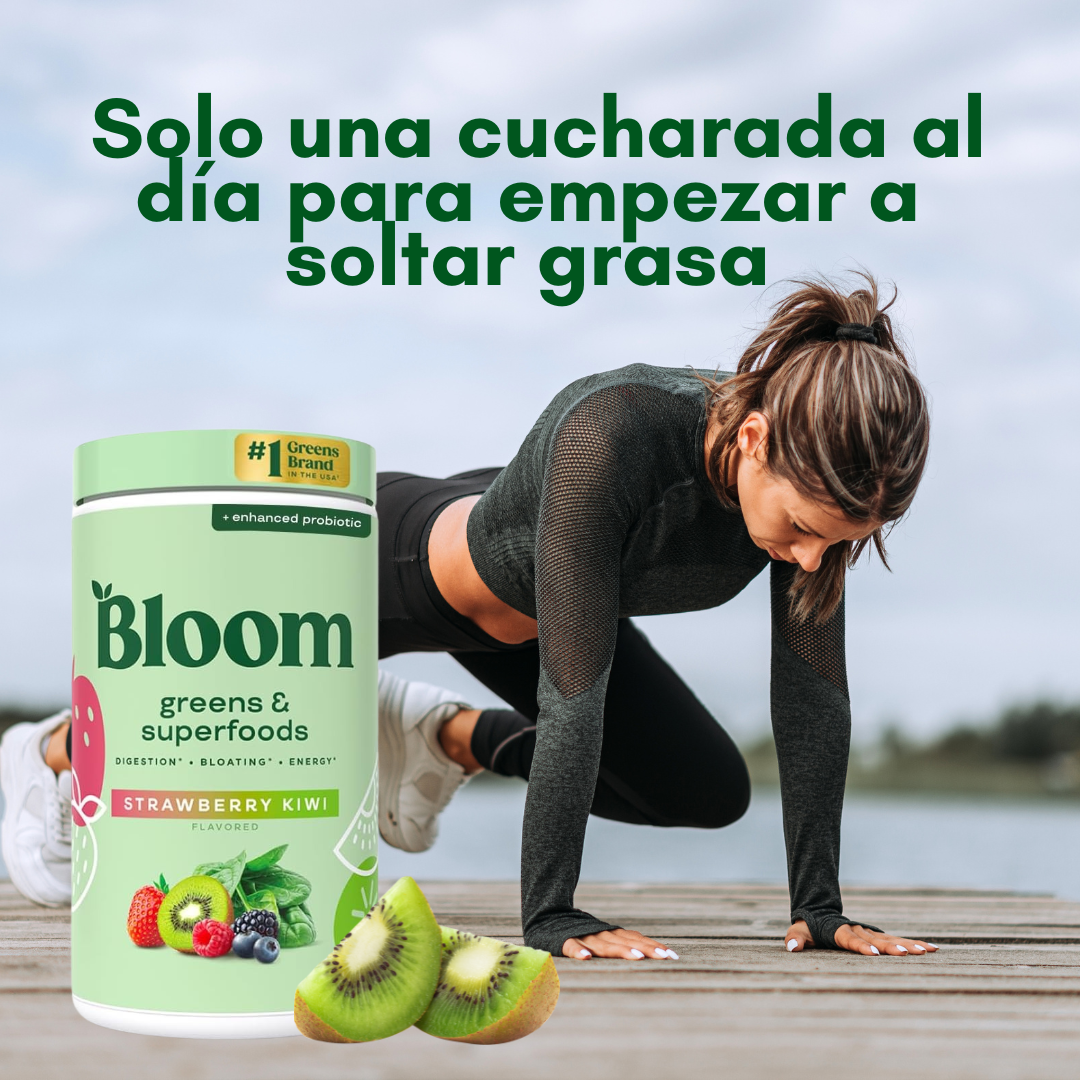 BLOOM NUTRITION SUPLEMENTO EN POLVO SABOR A FRESA Y KIWI X325 GR