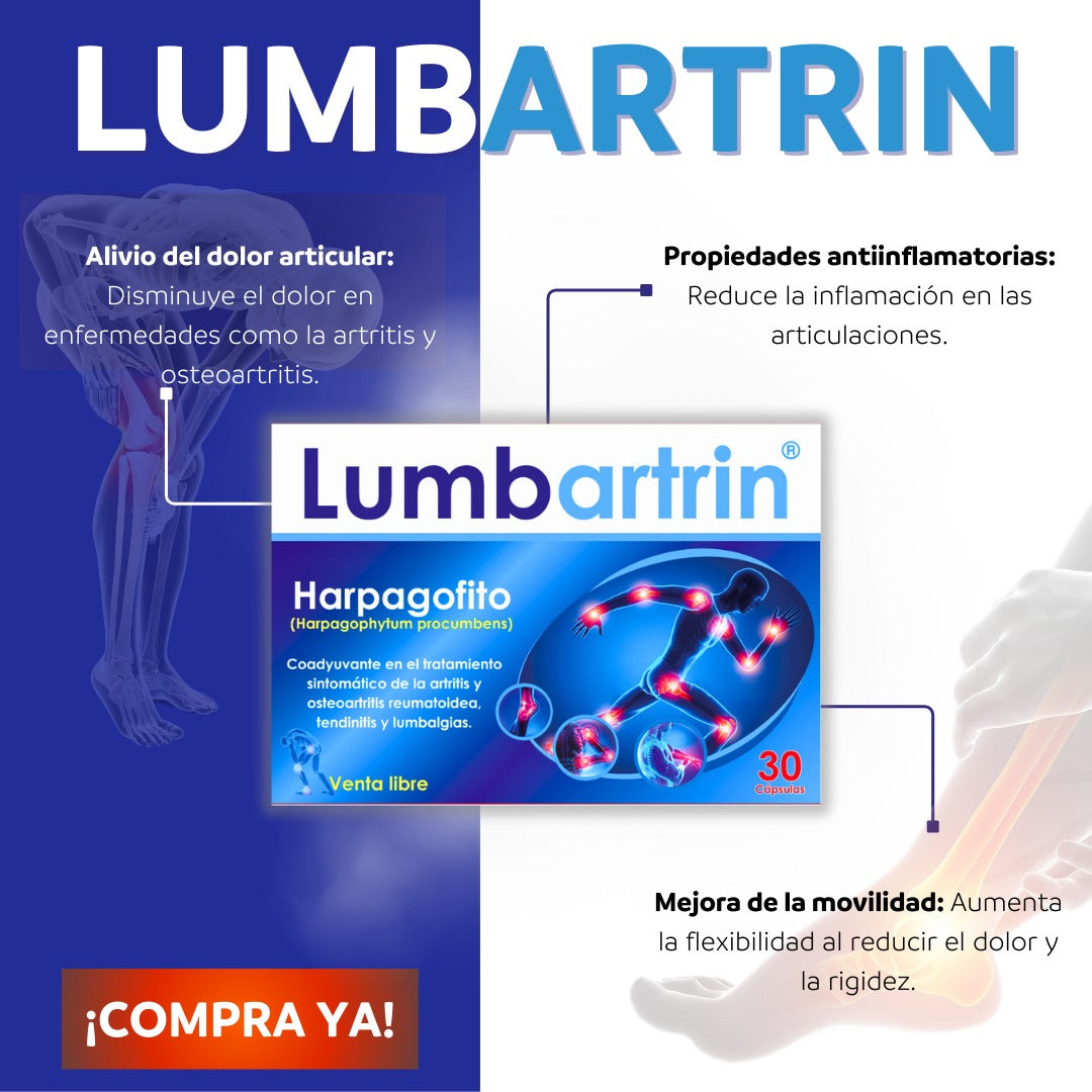 LUMBARTRIM HARPAGOFITO X30 CÁPSULAS