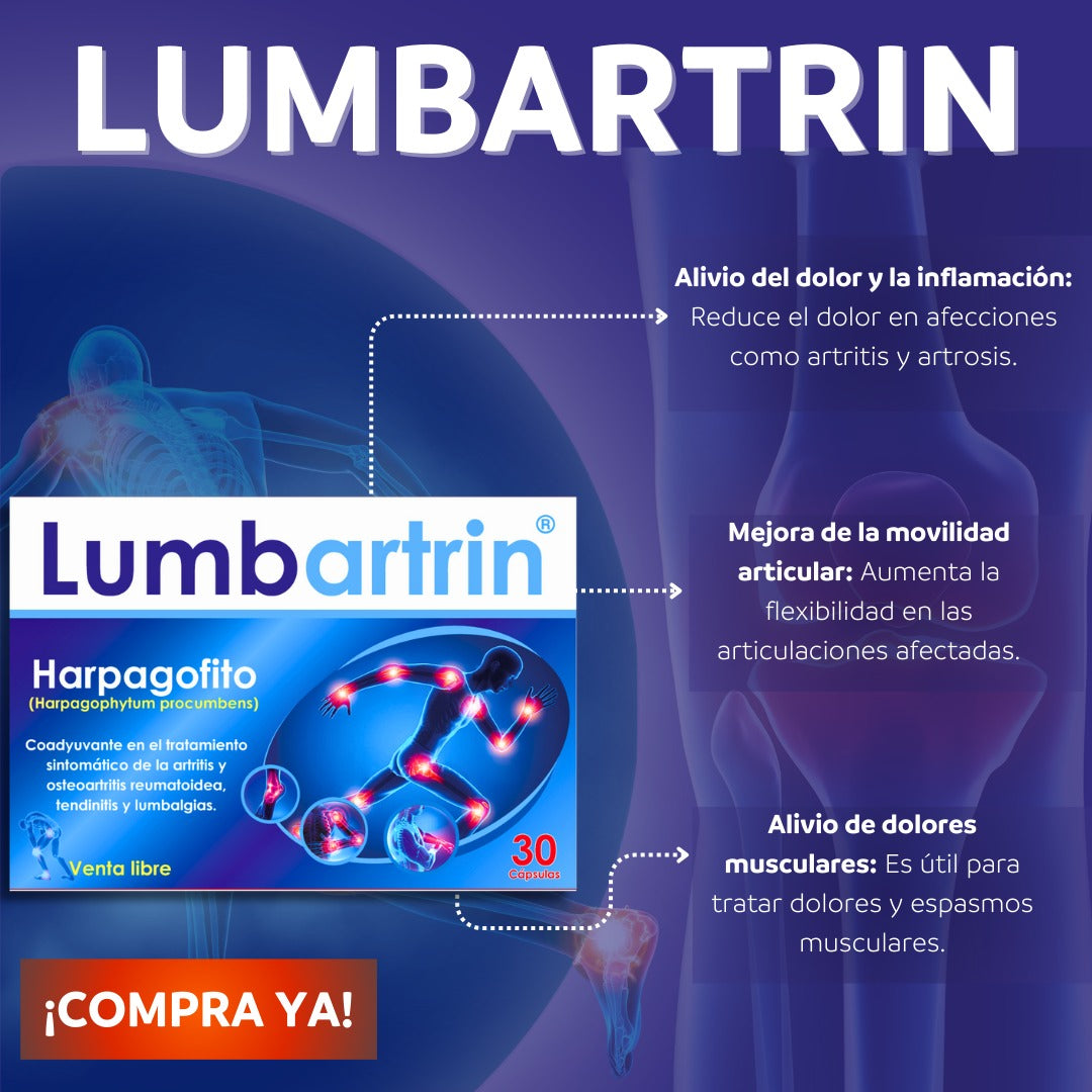 LUMBARTRIM HARPAGOFITO X30 CÁPSULAS