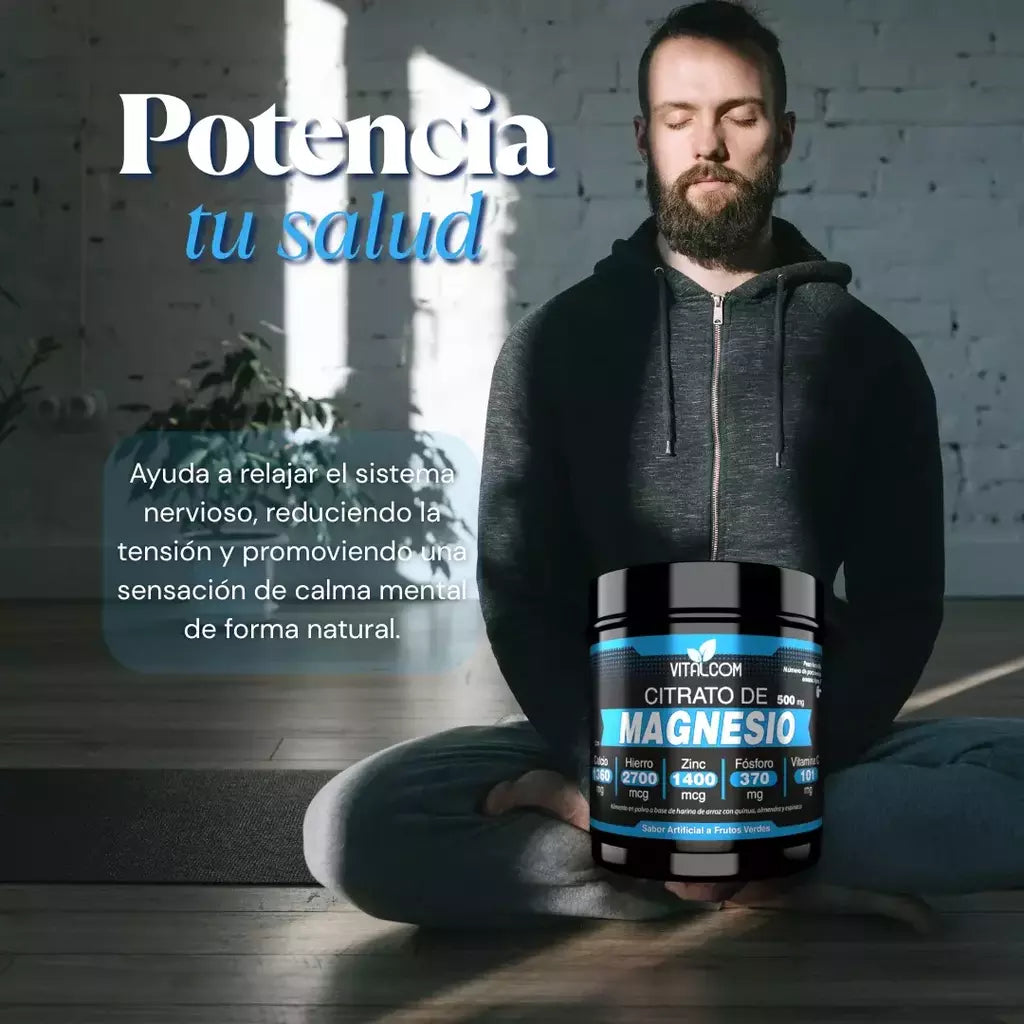 CITRATO DE MAGNESIO EN POLVO X500 GR