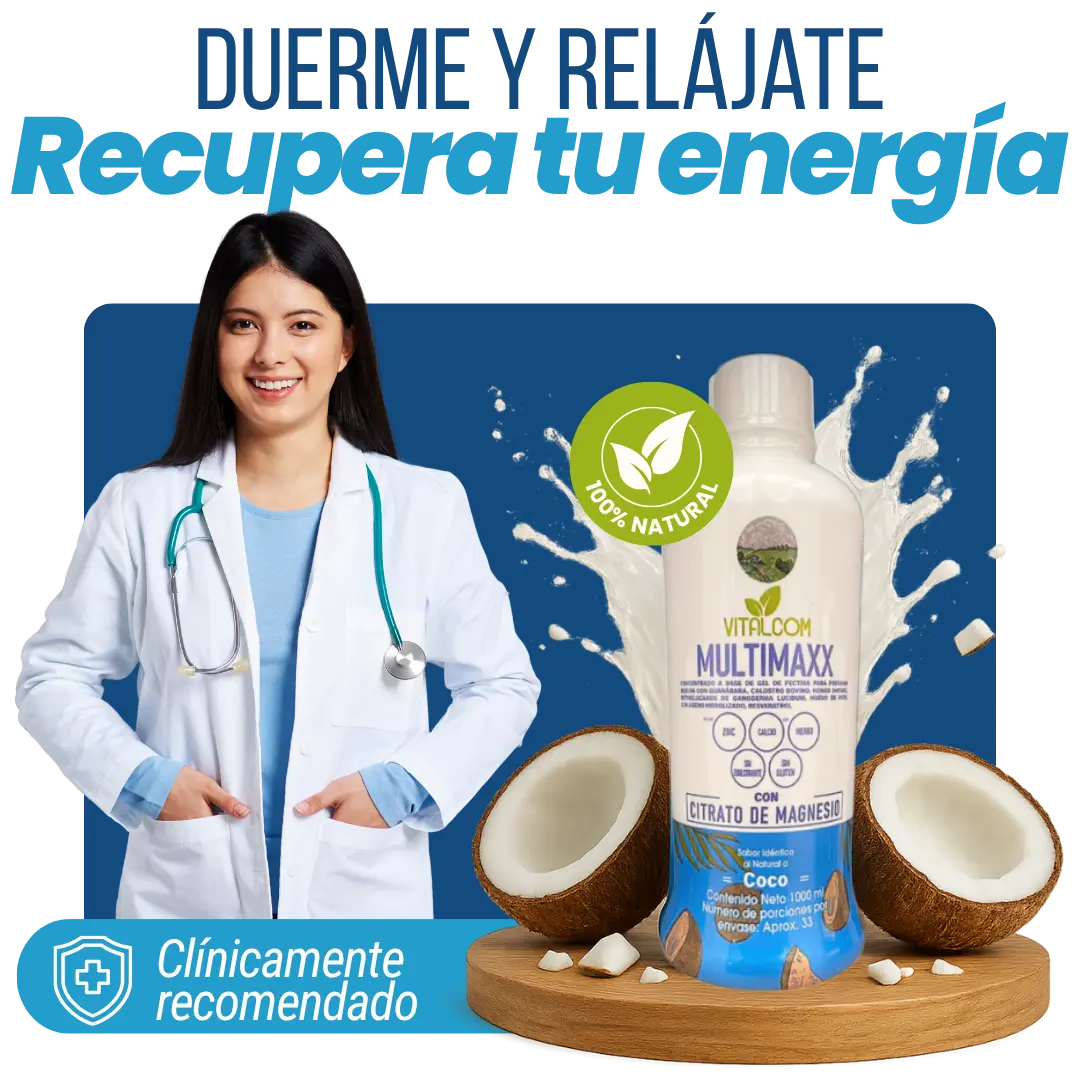 MULTIMAXX COCO CON CITRATO DE MAGNESIO BEBIDA NATURAL X1000 ML