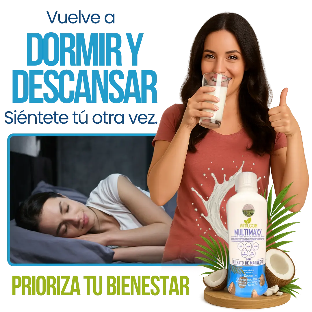 MULTIMAXX COCO CON CITRATO DE MAGNESIO BEBIDA NATURAL X1000 ML