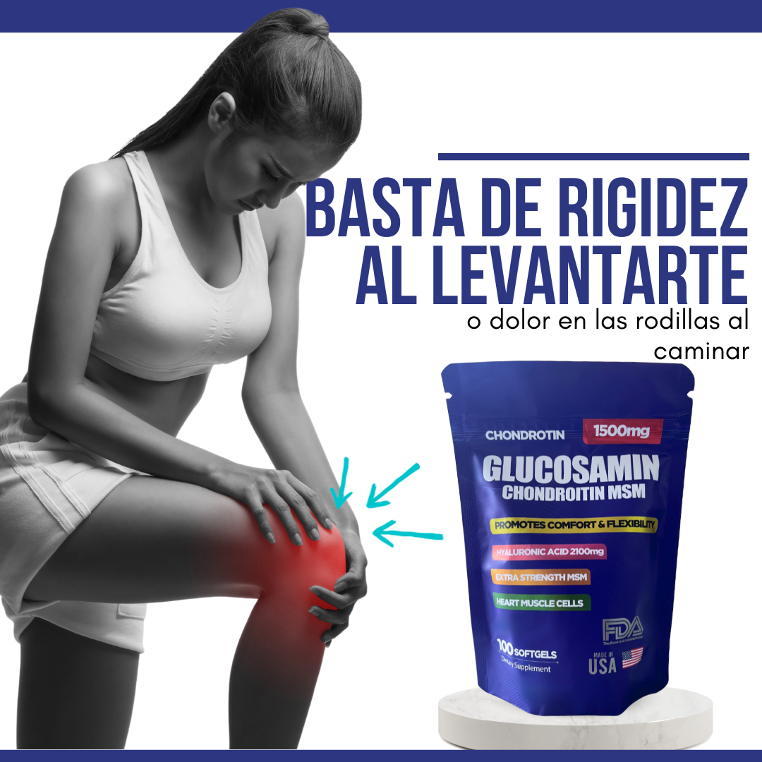 GLUCOSAMINA + ÁCIDO HIALURÓNICO X100 CÁPSULAS