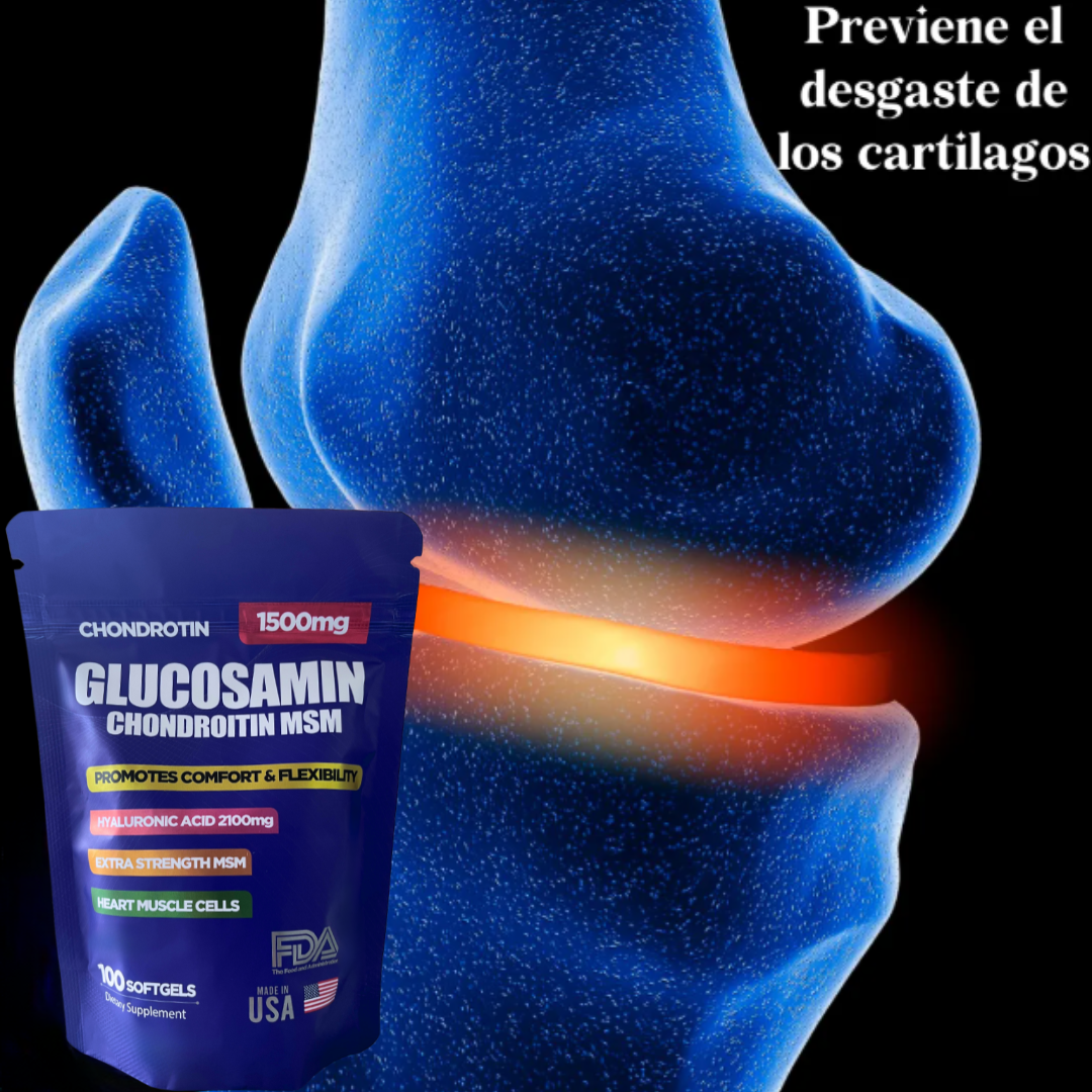 GLUCOSAMINA + ÁCIDO HIALURÓNICO X100 CÁPSULAS