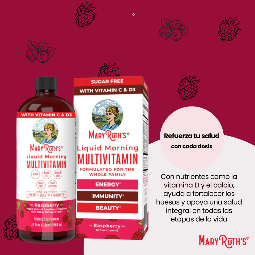 MARY RUTH'S FRAMBUESA MULTIVITAMÍNICO PARA TODA LA FAMILIA X1000 ML