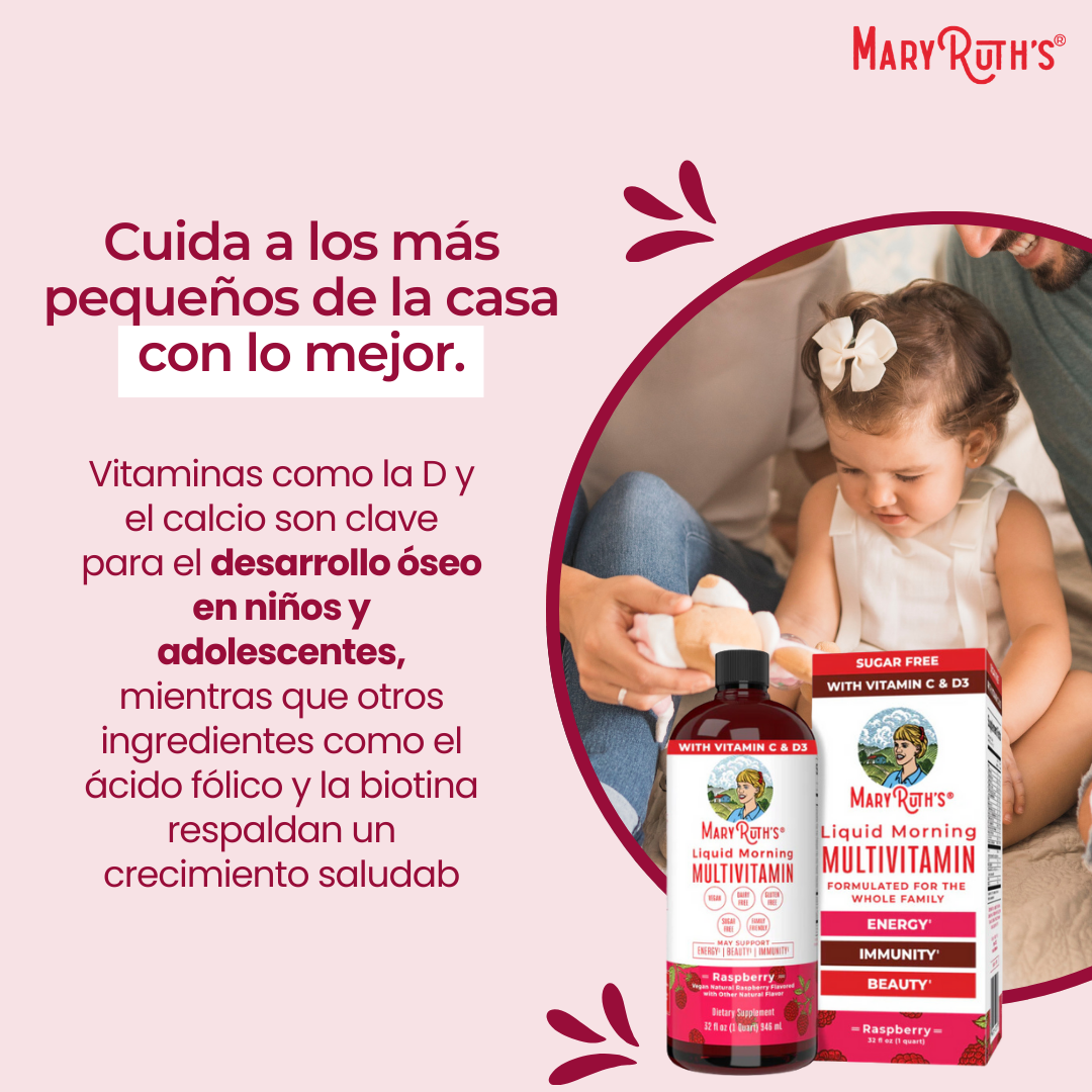 MARY RUTH'S FRAMBUESA MULTIVITAMÍNICO PARA TODA LA FAMILIA X1000 ML