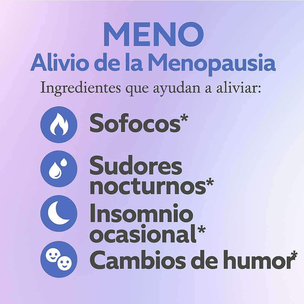 MENO: BIENESTAR NATURAL FEMENINO X60 CÁPSULAS