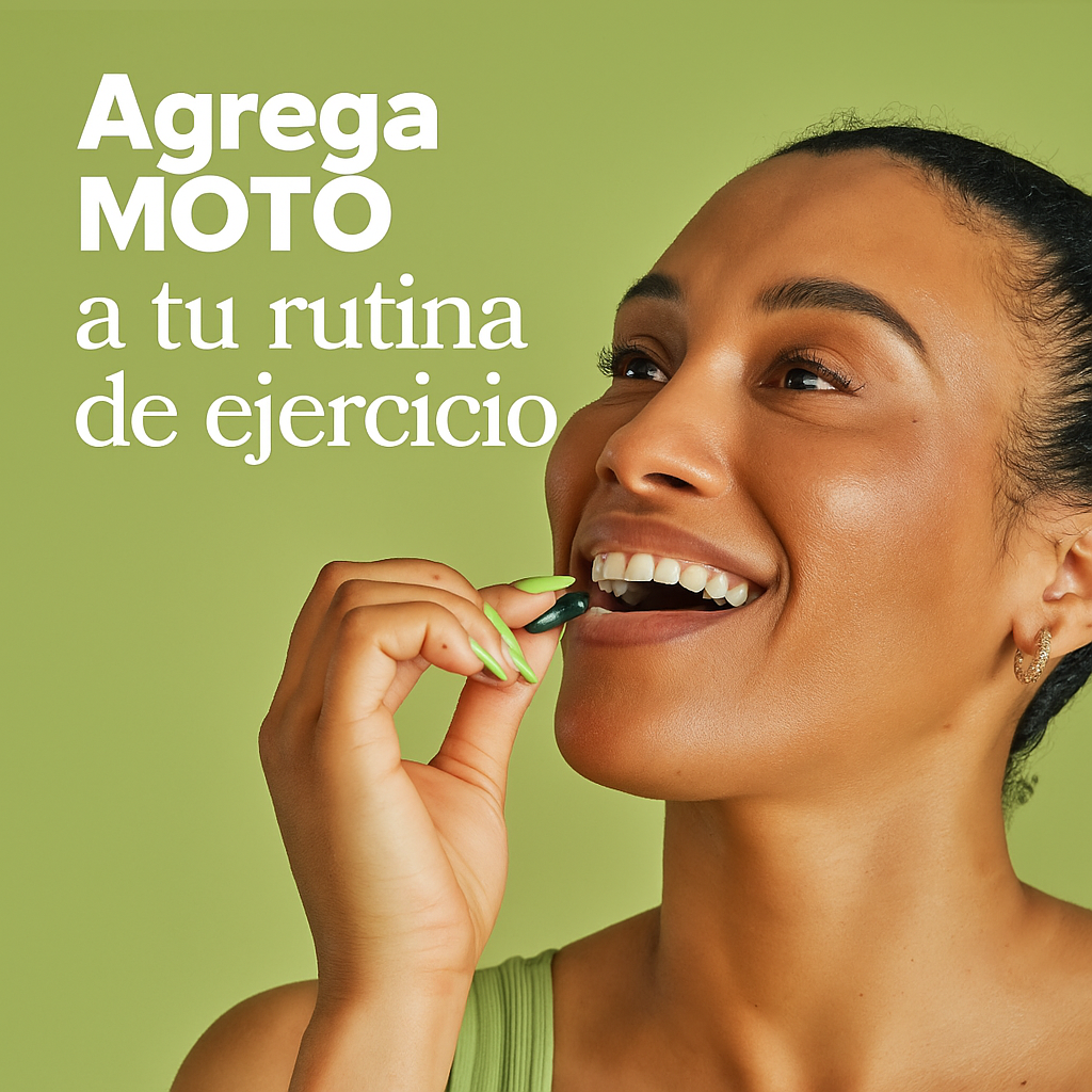 MOTO: APOYA TU METABOLISMO NATURALMENTE X60 CÁPSULAS