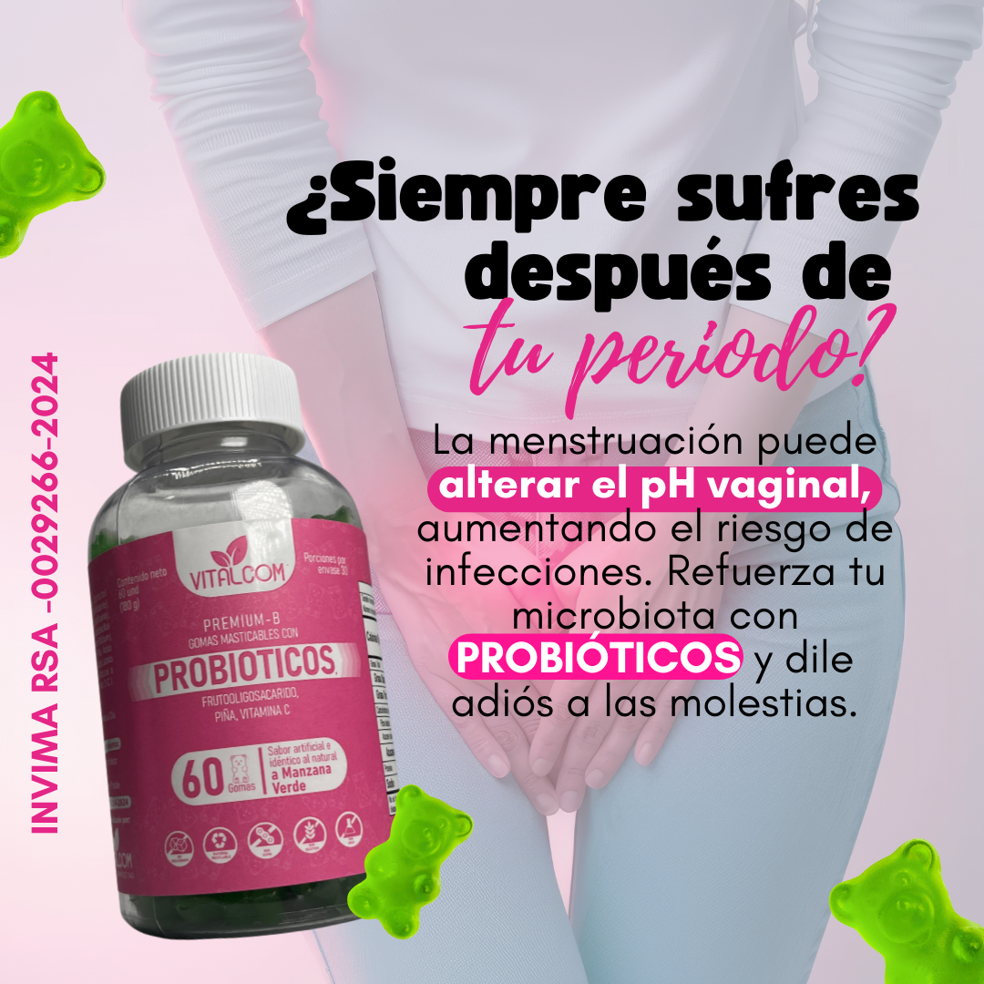 GUMMIS DE PROBIÓTICOS PREMIUM-B X60 GOMAS