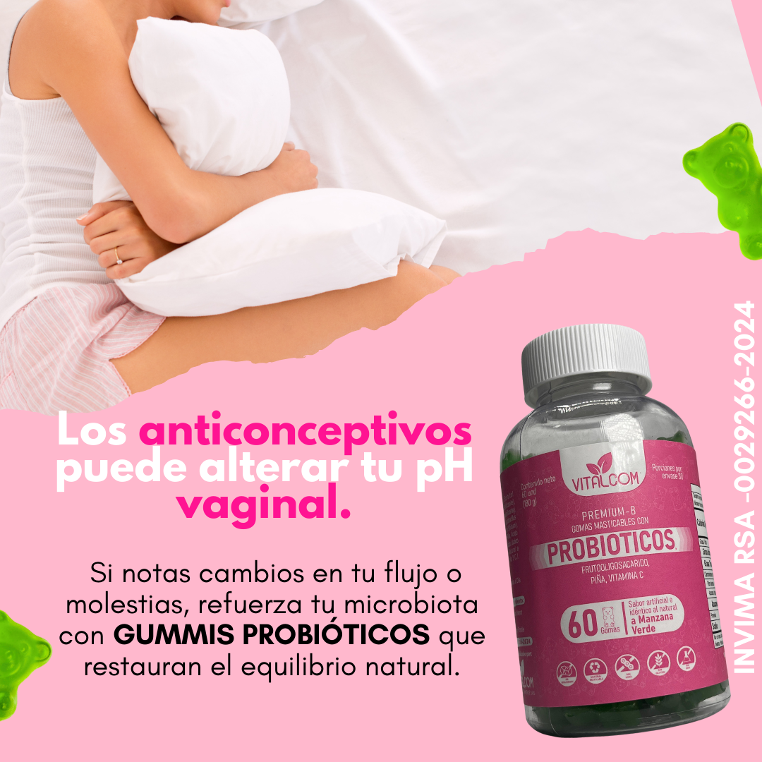 GUMMIS DE PROBIÓTICOS PREMIUM-B X60 GOMAS