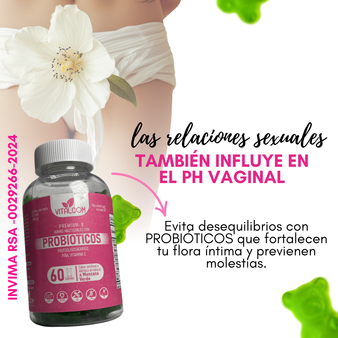 GUMMIS DE PROBIÓTICOS PREMIUM-B X60 GOMAS