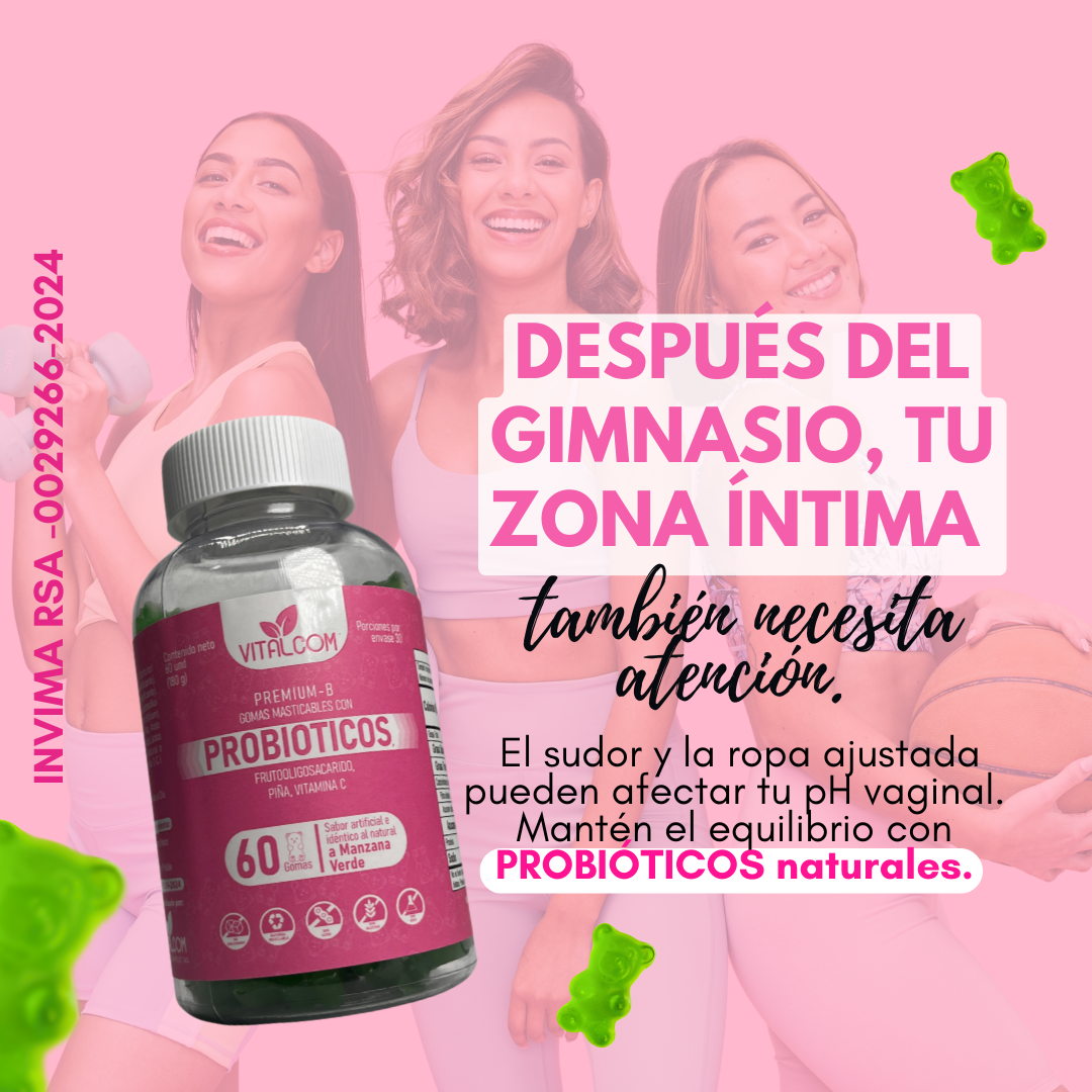 GUMMIS DE PROBIÓTICOS PREMIUM-B X60 GOMAS